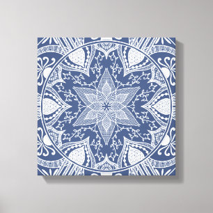 Night Mandala Canvas Print