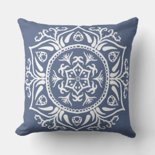Night Mandala Outdoor Pillow