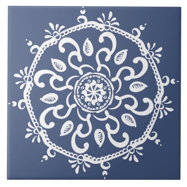 Night Mandala Tile (Front)
