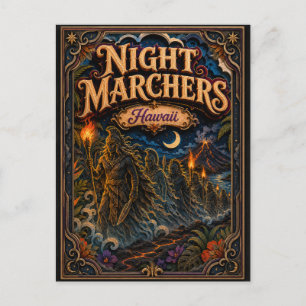 Night Marchers Hawaii Popcut Legends Postcard