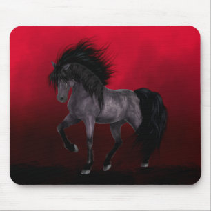Night Mare Is Waiting Gothic Art Mousepad