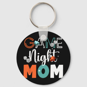 Night Mom Tabletop Board Games Mothers Day Keychain