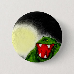 Night Monster 2 Inch Round Button