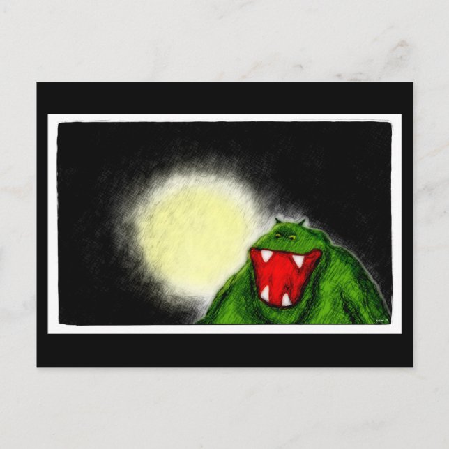 Night Monster Postcard (Front)