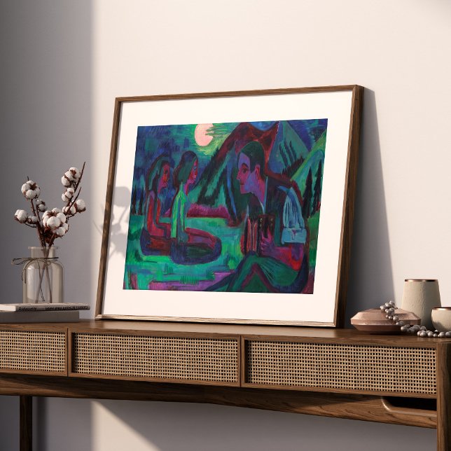 Night Moon | Ernst Ludwig Kirchner Poster (Creator Uploaded)
