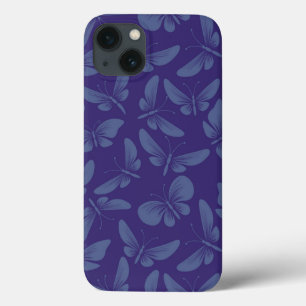 night moth butterflies background iPhone 13 case