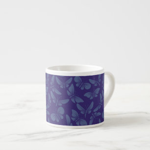 night moth butterflies background espresso cup