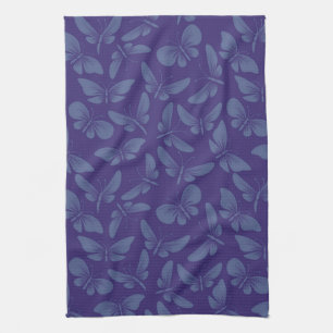 night moth butterflies background kitchen towel