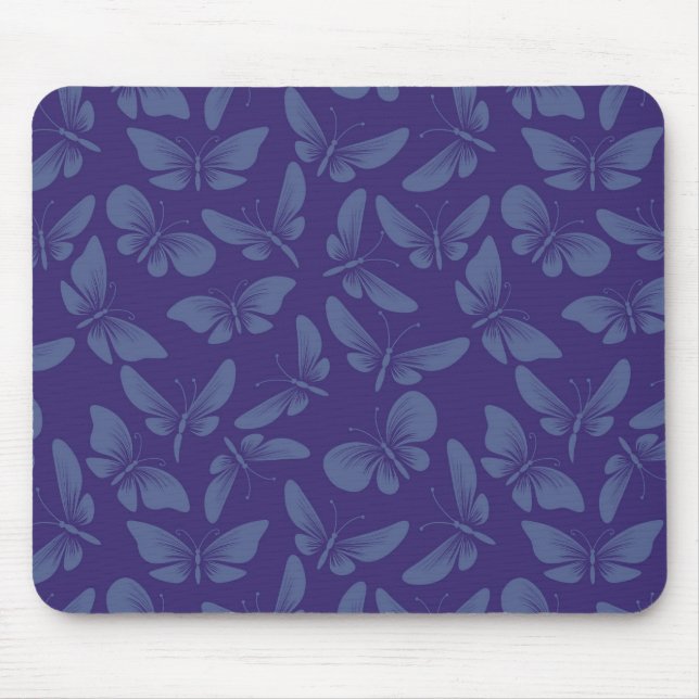 night moth butterflies background mouse pad (Front)