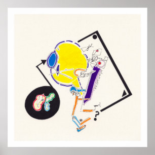 Night & Nap Drawings 15 by  PBaud Archival Poster