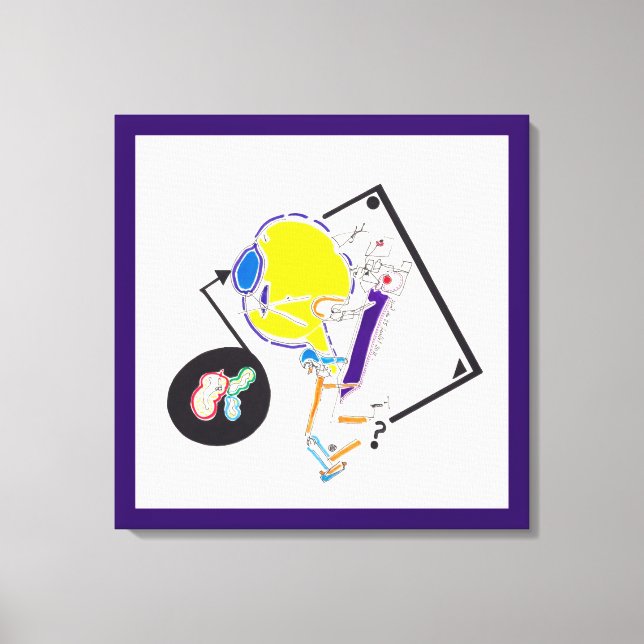 Night & Nap Drawings 15  What do you see ? Canvas (Front)