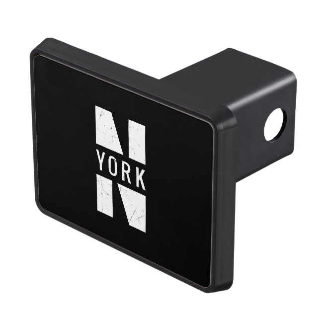 Night New York Trailer Hitch Cover (Top Right)