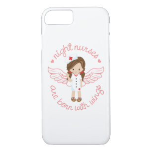 Night Nurses Are Born With Wings Case-Mate iPhone Case
