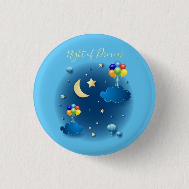 Night of Dreams  1 Inch Round Button (Front)