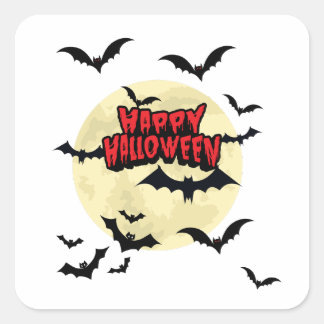 Night of Spooky Adventure Square Sticker