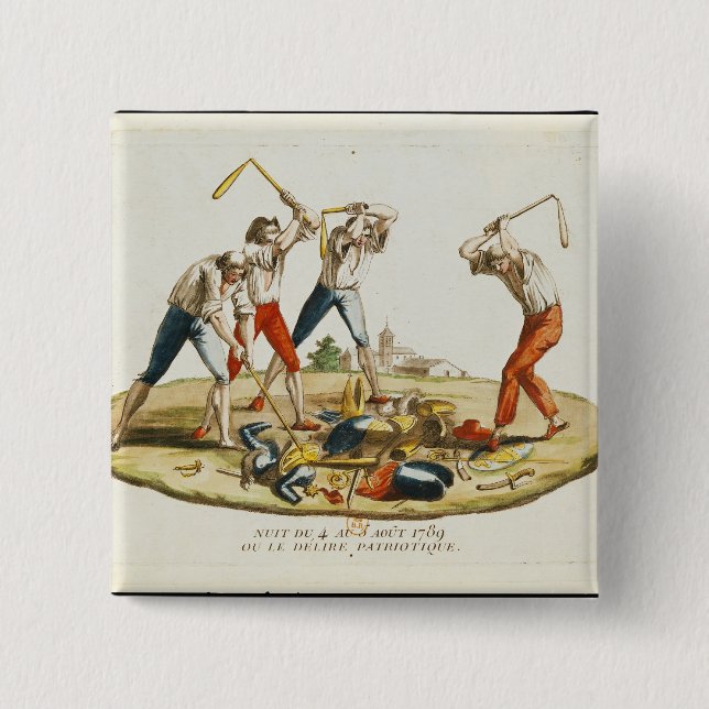 Night of the Patriotic Delirium 2 Inch Square Button (Front)