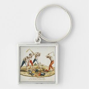 Night of the Patriotic Delirium Keychain