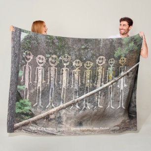 Night of the Walking Gigglers Fleece Blanket