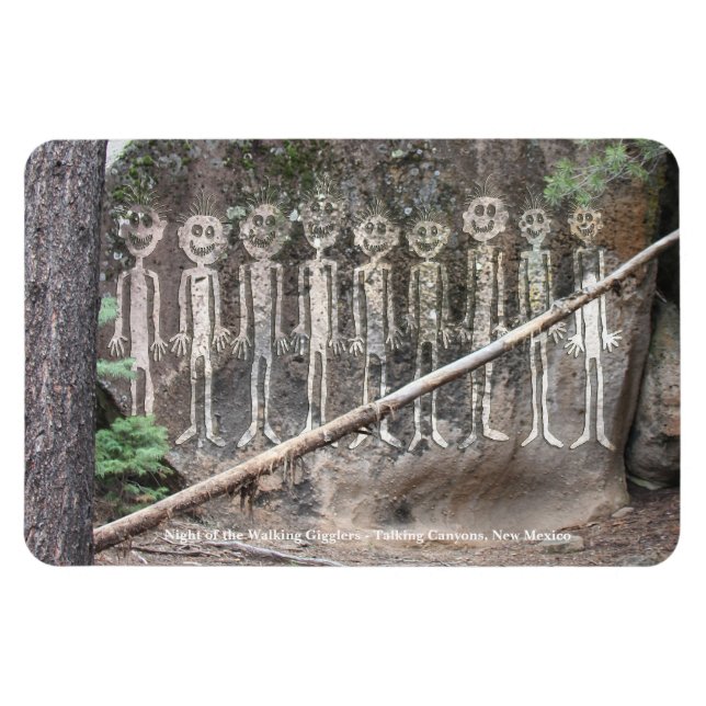 Night of the Walking Gigglers Magnet (Horizontal)