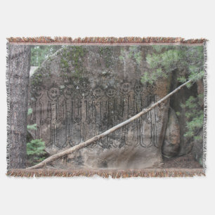 Night of the Walking Gigglers Throw Blanket