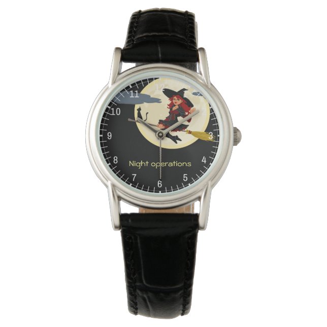 Night Operations funny customizable Watch (Front)