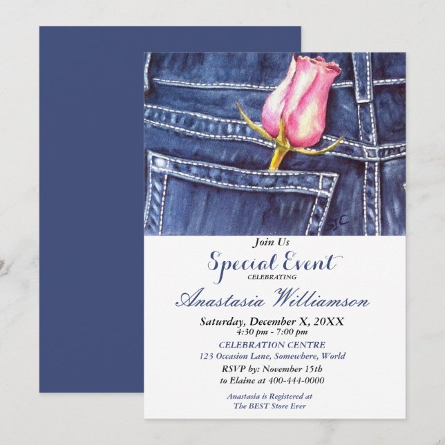 NIGHT OUT PARTY EVENT INVITE (Front/Back)