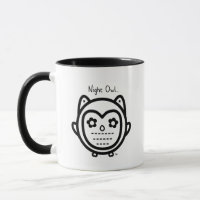 Night Owl 11.oz White Mug
