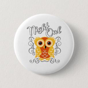 Night Owl 2 Inch Round Button