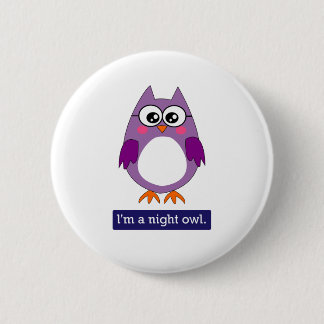 Night Owl 2 Inch Round Button