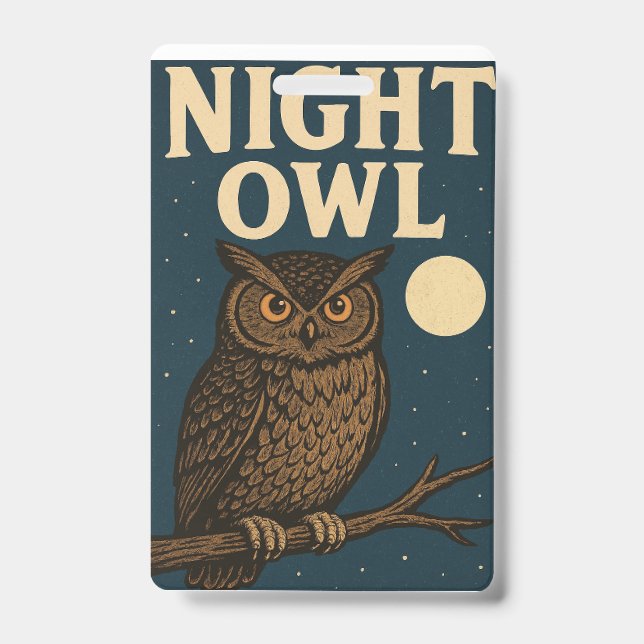 Night Owl Badge (Front)