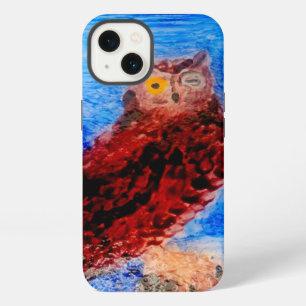 Night Owl Bird Art iPhone 13 Case