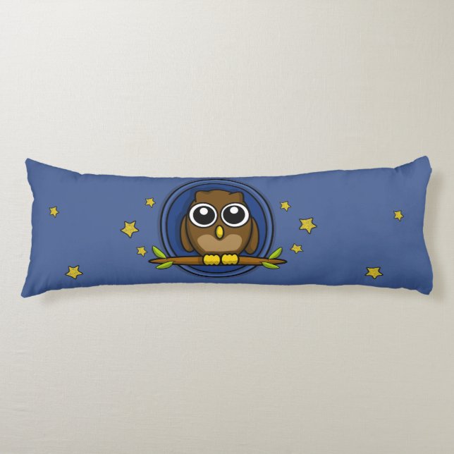 Night Owl Body Pillow (Front)
