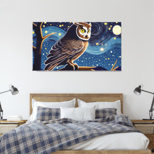 Night Owl  Canvas Print