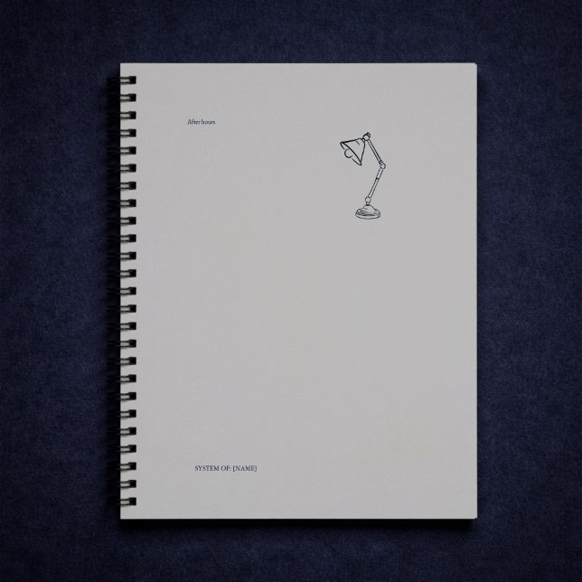 Night Owl Dark Academia Scholarly  Notebook (Creator Uploaded)