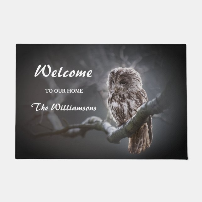 Night Owl Doormat (Front)