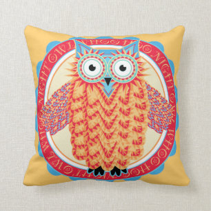 Night Owl - For Those Who Just Never Sleep Throw Pillow
