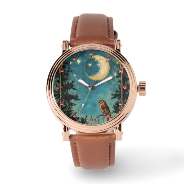 NIGHT OWL FULL MOON AND STARRY NIGHT WATCH (Front)