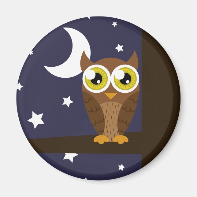 "Night Owl" Magnet (Front)