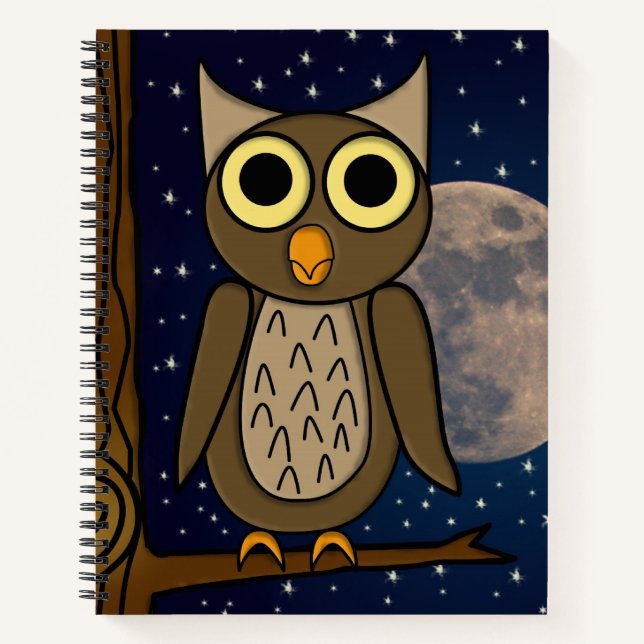 Night owl notebook (Front)
