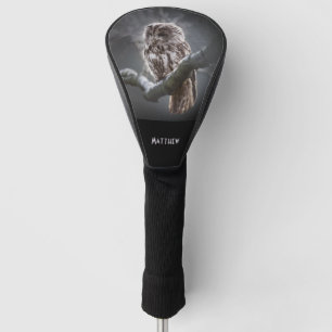 Night Owl Photo Monogram  Golf Head Cover