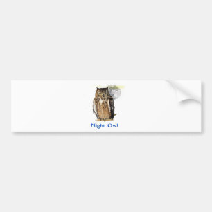 Night owl products bumper sticker