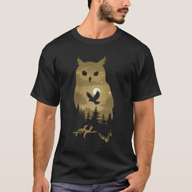 Night Owl Silhouette T-Shirt (Front)