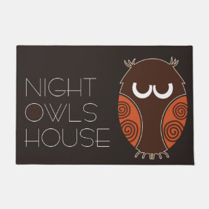 Night Owls House Doormat