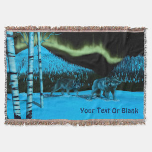 Night Patrol Throw Blanket