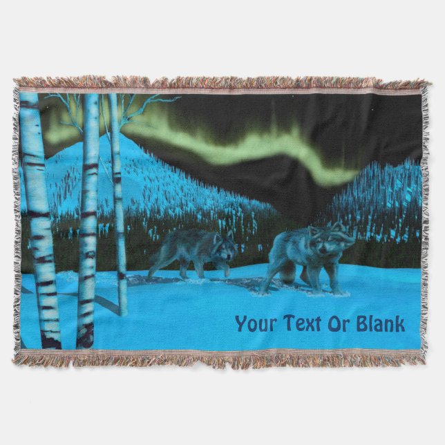 Night Patrol Throw Blanket (Front)