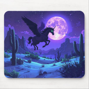 Night Pegasus Mouse Pad