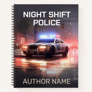 Night Police Book Cover Inspiration Notebook
