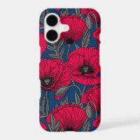 Night poppy garden