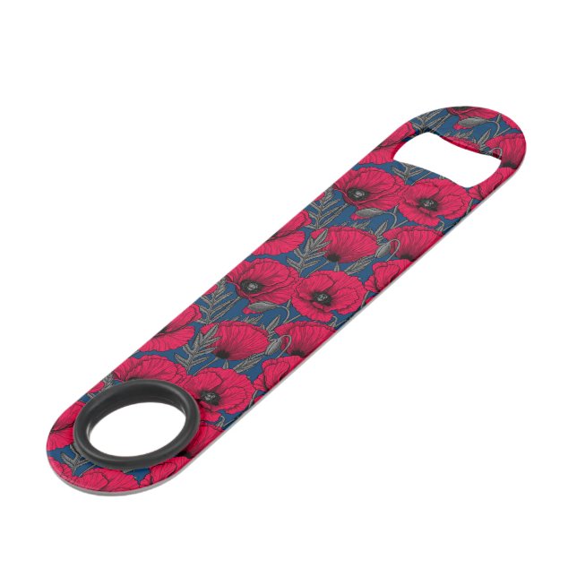 Night poppy garden bar key (Front Angled)