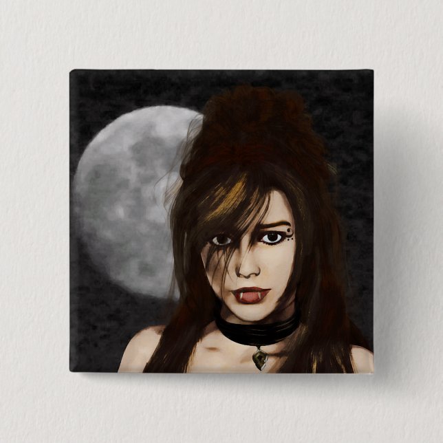 Night Portrait Button (Front)
